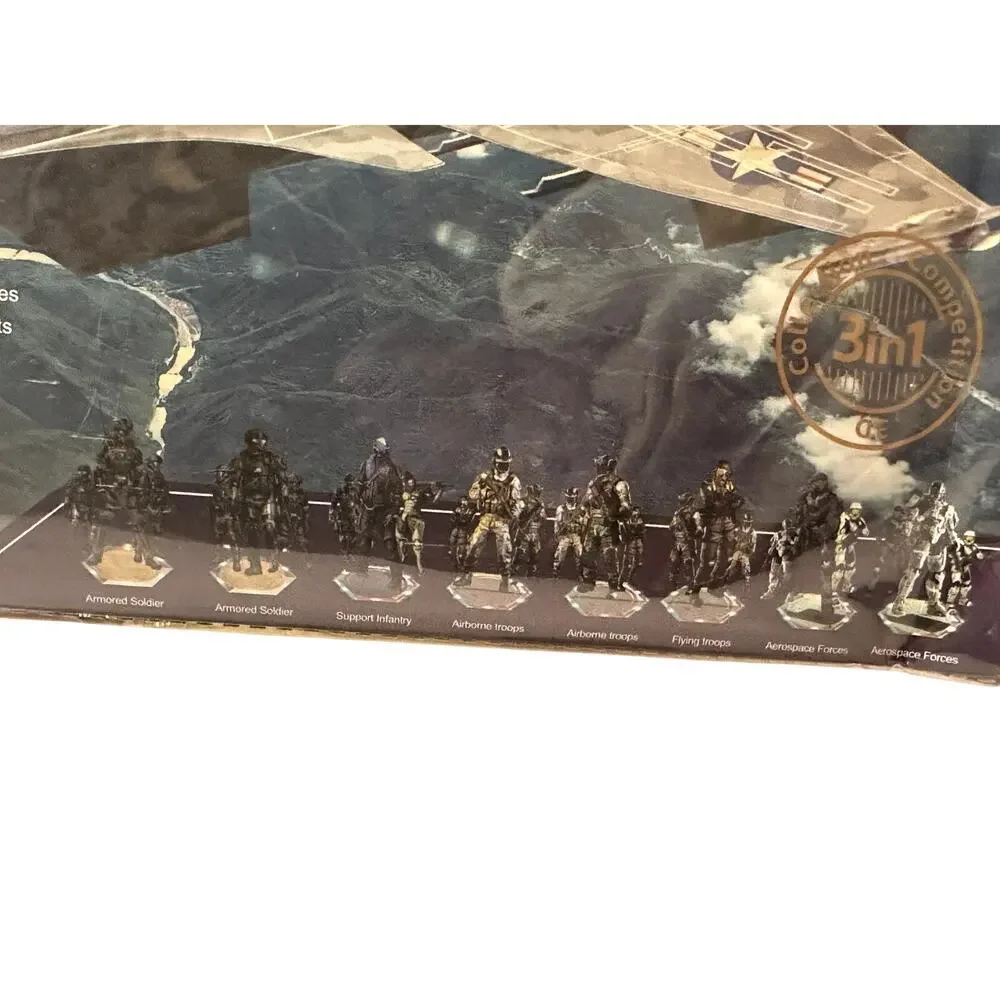 Military Enthusiasts 3 in 1 Pop Up Card, Fighter Jets 10 Pcs 8.5x10.6 Inches New